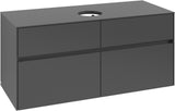 Villeroy & Boch Waschtischunterschrank Collaro C041 B0 1200 mm White Oak mit Beleuchtung