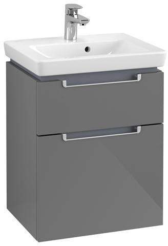 Villeroy & Boch Subway 2.0 Waschtischunterschrank 440 mm Glossy White mit 2 Auszügen