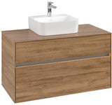 Villeroy & Boch Waschbeckenunterschrank Collaro 1000 mm Kansas Oak mit LED-Beleuchtung