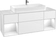 Villeroy & Boch Finion Waschtischunterschrank 1600 mm Glossy White Lacquer mit Beleuchtung