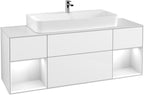 weiß / Mitteldichte Faserplatte (MDF) / G211G F 1600x603x501mm Glossy White