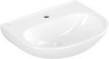 Villeroy & Boch O.novo Wandwaschbecken 550x440 mm Oval Weiß Alpin 1 Hahnloch