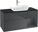 Villeroy & Boch Finion Waschbeckenunterschrank 1200 mm Glossy White Lacquer mit Beleuchtung