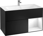 schwarz / Mitteldichte Faserplatte (MDF) / F040G F