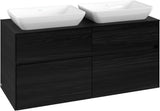 Villeroy & Boch Waschtischunterschrank Collaro C115 B0 1200 mm Black Oak mit Beleuchtung und SoftClosing