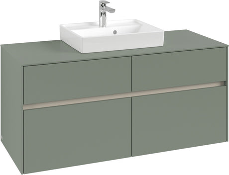 Villeroy & Boch Waschbeckenunterschrank Collaro C070 B0 1200x548x500mm Eckig White Oak