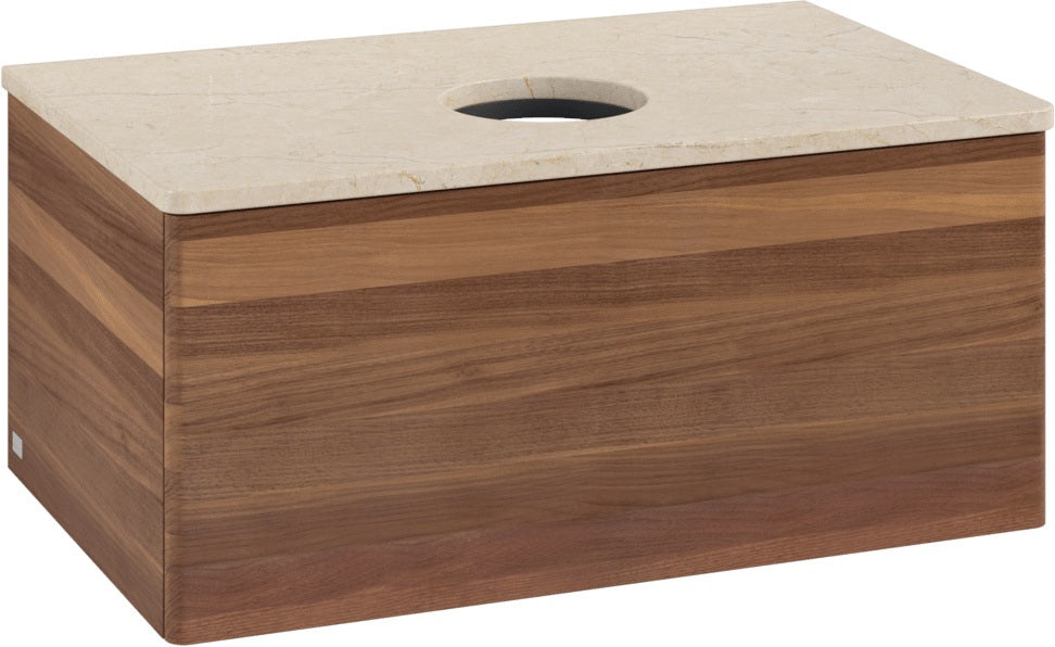 Villeroy & Boch Waschbeckenunterschrank Antao K30013 800x360x500mm Warm Walnut