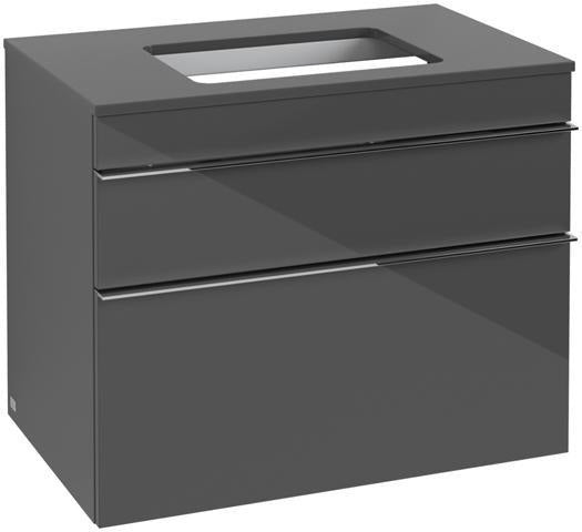 Villeroy & Boch Venticello Waschtischunterschrank 757 mm Glossy White mit 2 Auszügen