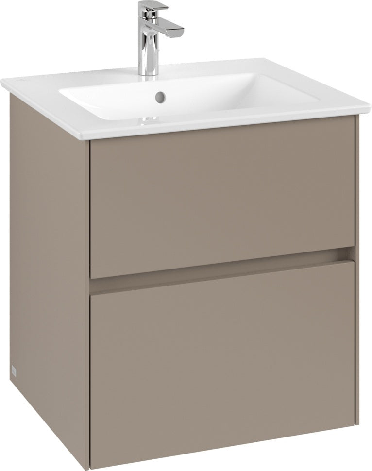 Villeroy & Boch Waschbeckenunterschrank Collaro C142 White Oak 561 mm mit SoftClosing