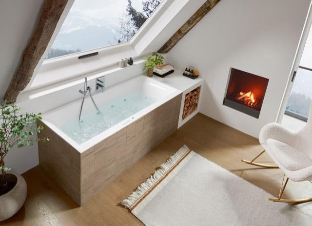 Villeroy & Boch Subway 3.0 Whirlpool 1700x750mm Weiß Alpin – 2 Personen, SilentFlow, 28 Düsen