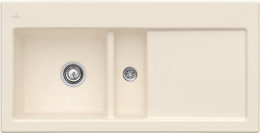Villeroy & Boch Subway 60 flat Einbauspüle Ivory CeramicPlus 965x475mm