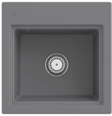 Villeroy & Boch Subway Style 50 S Einbauspüle 500x510mm Keramik Stone CeramicPlus