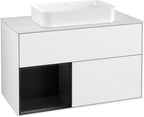weiß / Mitteldichte Faserplatte (MDF) / G241P D 1000x603x501mm Glossy White