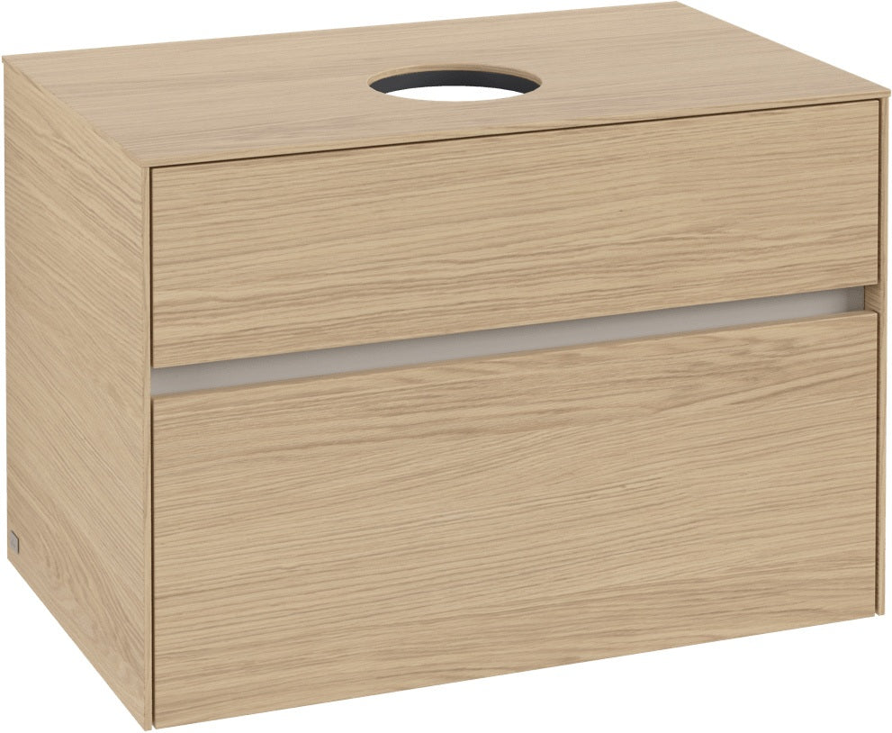 Villeroy & Boch Waschtischunterschrank Collaro C037 Nordic Oak 800 mm mit SoftClosing
