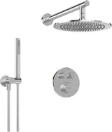 Villeroy & Boch Duschsystem Universal Taps & Fittings rund verchromt mit Thermostat