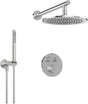 Villeroy & Boch Duschsystem Universal Taps & Fittings rund verchromt mit Thermostat