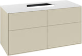 Villeroy & Boch Finion Waschtischunterschrank 1200 mm Glossy White Lacquer mit LED-Beleuchtung