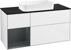 weiß / Mitteldichte Faserplatte (MDF) / G292H G 1200x603x501mm Glossy White