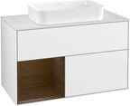 weiß / Mitteldichte Faserplatte (MDF) / G241G N 1000x603x501mm Glossy White