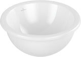 Villeroy & Boch Unterbauwaschbecken Loop & Friends 380 mm Rund Weiß Alpin CeramicPlus