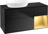 Villeroy & Boch Finion Waschtischunterschrank 1200 mm Glossy White Lacquer mit LED-Beleuchtung