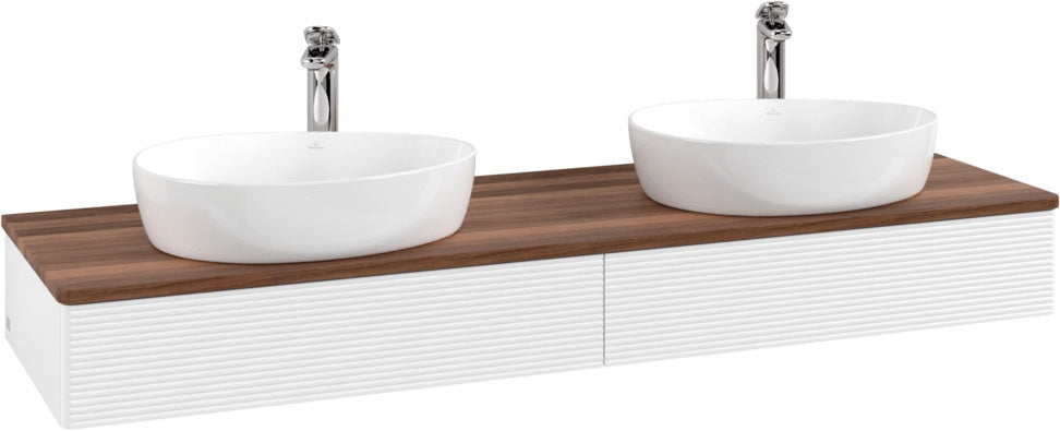 Villeroy & Boch Waschtischunterschrank Antao 1600 mm White Matt Lacquer mit LED-Beleuchtung