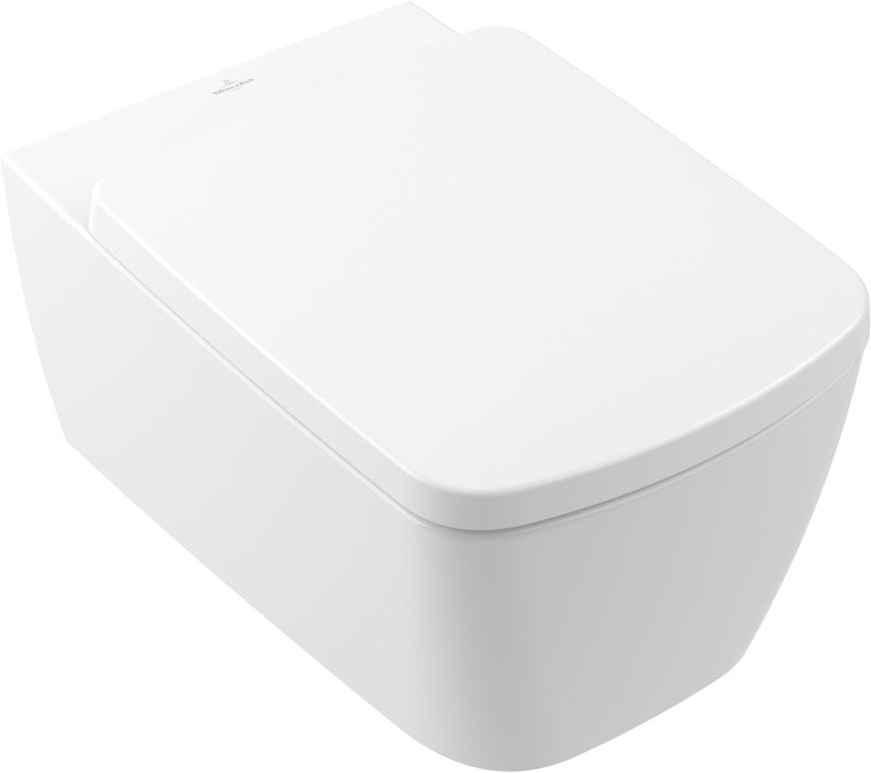 Villeroy & Boch Subway 3.0 Wand-WC Set 370x560mm Rechteck Weiß Alpin CeramicPlus spülrandlos