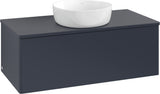 Villeroy & Boch Antao Waschbeckenunterschrank 1000 mm Anthrazit Matt Lack mit LED-Auszugsbeleuchtung