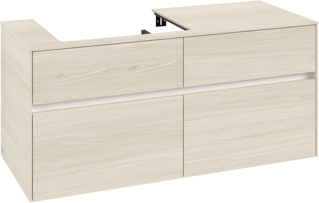 Villeroy & Boch Waschtischunterschrank Collaro C082 1200 mm White Oak mit 4 Auszügen