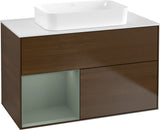Villeroy & Boch Finion Waschtischunterschrank 1000 mm Glossy White Lacquer – mit LED-Beleuchtung & SoftClosing
