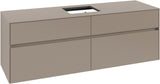 Villeroy & Boch Waschtischunterschrank Collaro C134 B0 1600 mm Taupe mit LED-Beleuchtung