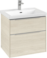 Villeroy & Boch Waschtischunterschrank Subway 3.0 C 576L0 Brilliant White mit LED-Beleuchtung