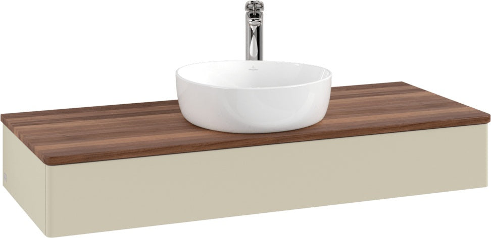 Villeroy & Boch Waschtischunterschrank Antao 1200 mm Anthrazit Matt mit LED-Auszugsbeleuchtung