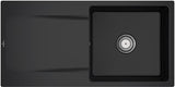 Villeroy & Boch Siluet 60 flat Einbauspüle TitanCeram Ebony CeramicPlus 980x490mm