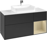 Villeroy & Boch Waschtischunterschrank Finion F421G 1200 mm Glossy White Lacquer