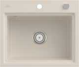 Villeroy & Boch Subway Style 60 S Flat Einbauspüle Ivory CeramicPlus 600x510mm