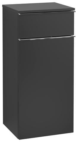 Villeroy & Boch VENTICELLO Seitenschrank Eiche matt 404 mm – wandhängend, Soft-Close, Anschlag rechts