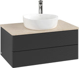 Villeroy & Boch Waschbeckenunterschrank Antao K19153 800x360x500mm Anthracite Matt Lacquer