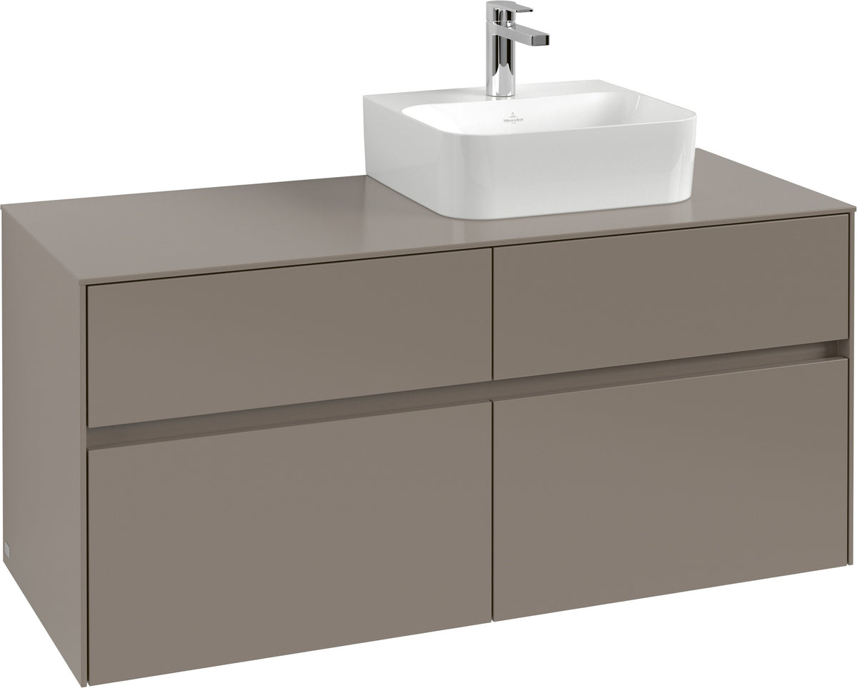 Villeroy & Boch Waschbeckenunterschrank Collaro 1200 mm White Oak mit 4 Auszügen und SoftClosing