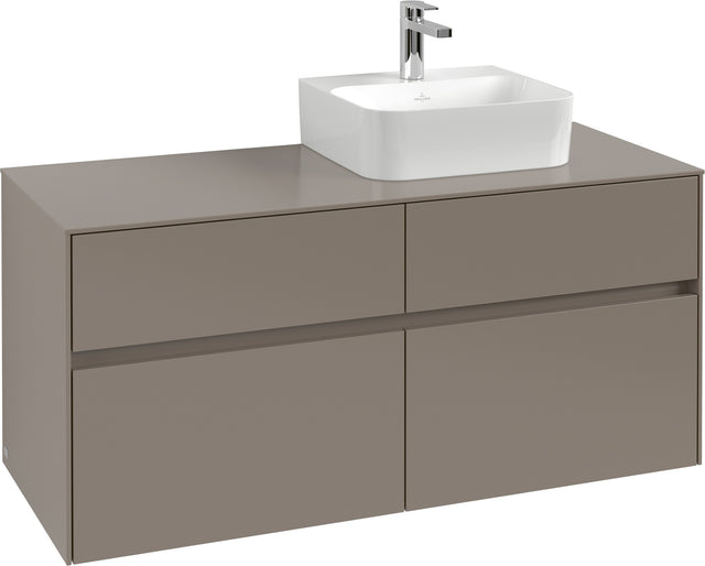 Villeroy & Boch Waschbeckenunterschrank Collaro 1200 mm White Oak mit 4 Auszügen und SoftClosing