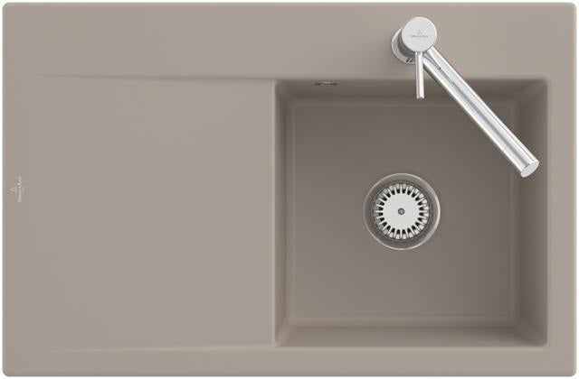 Villeroy & Boch Subway Style 45 Einbauspüle 780x510mm Rechteck Stone CeramicPlus