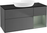 Villeroy & Boch Finion Waschtischunterschrank FA72GFGF 1200 mm Glossy White Lacquer mit LED-Beleuchtung