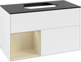 Villeroy & Boch Finion Waschtischunterschrank 1000 mm Glossy White Lacquer mit LED-Beleuchtung