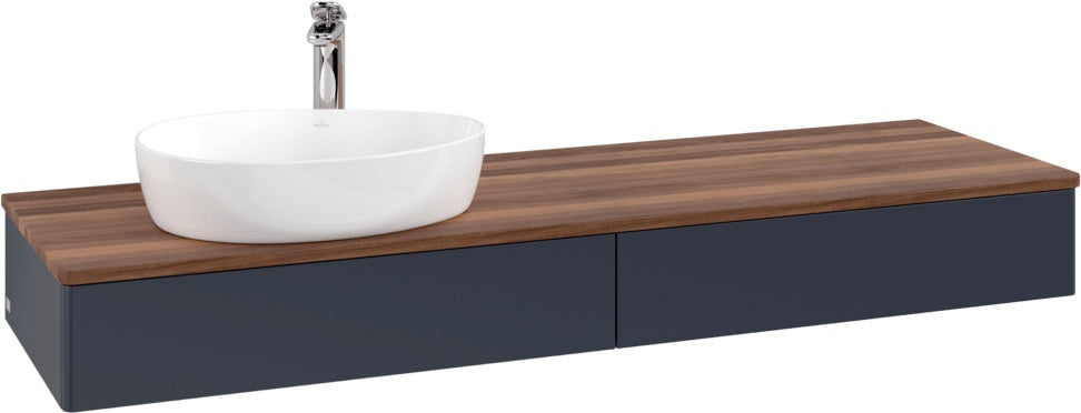 Villeroy & Boch Waschbeckenunterschrank Antao L15051 1600 mm Anthrazit Matt mit Auszugsbeleuchtung