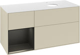 Villeroy & Boch Finion Waschbeckenunterschrank 1200 mm Glossy White Lacquer mit Beleuchtung