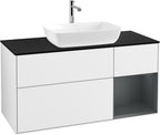 weiß / Mitteldichte Faserplatte (MDF) / G832H G 1200x603x501mm Glossy White