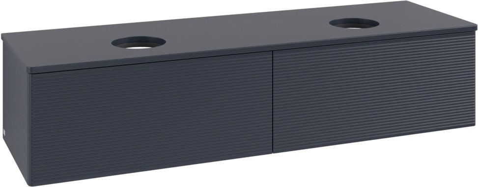 Villeroy & Boch Antao Waschtischunterschrank 1600 mm Midnight Blue Matt mit LED