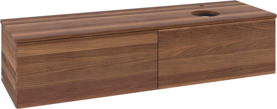 Villeroy & Boch Waschtischunterschrank Antao 1600 mm Warm Walnut mit 2 Auszügen