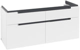 Villeroy & Boch Subway 2.0 Waschbeckenunterschrank 1287 mm Glossy White mit 4 Auszügen