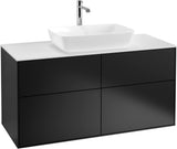 Villeroy & Boch Finion Waschtischunterschrank 1200 mm Glossy White Lacquer mit SoftClosing